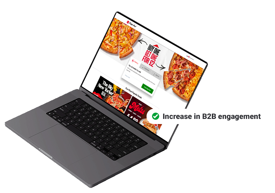 Pizza Hut increase b2b engagement