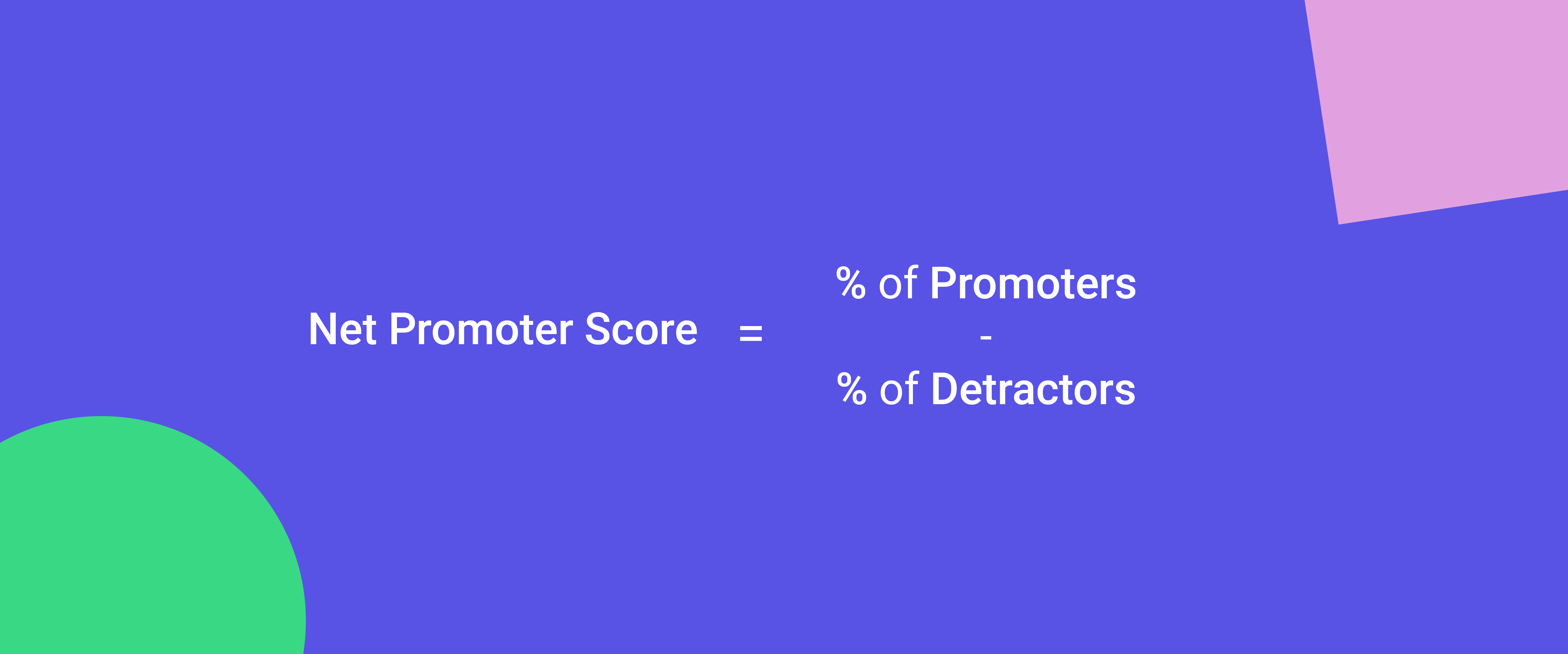 Net promoter score