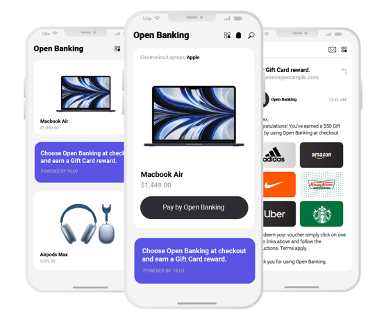 Open Banking - Rewards & Incentives - digital gift cards