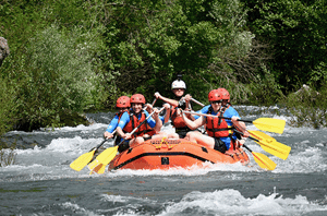 White water rafting in Croatia 